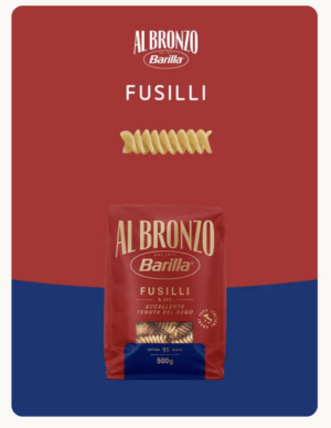 Barilla Al Bronzo Fusilli (500g)
