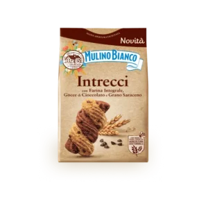 Mulino Bianco Intrecci teljes kiőrlésű keksz 350g