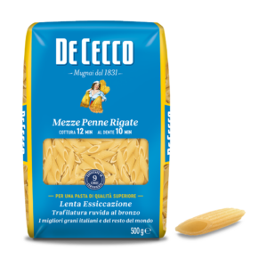 De Cecco Mezze Penne Rigate n° 141 tészta 500g