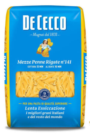 De Cecco Mezze Penne Rigate n° 141 tészta 1kg